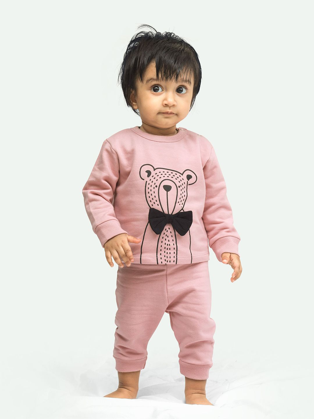 ariel Kids Printed Pure Cotton T-shirt with Shorts-picture-35