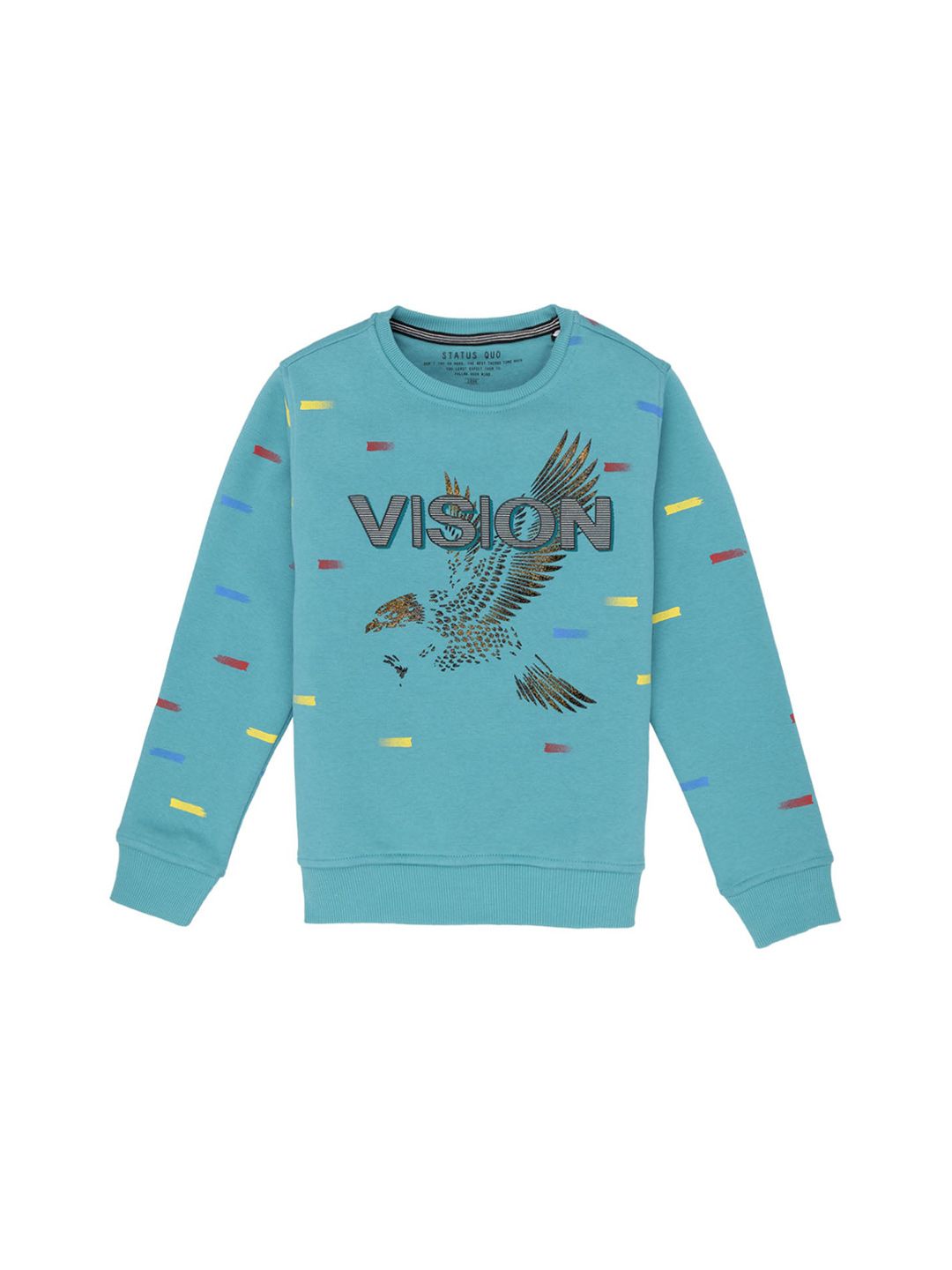 Status Quo Boys Graphic Printed Cotton Sweatshirt-picture-35