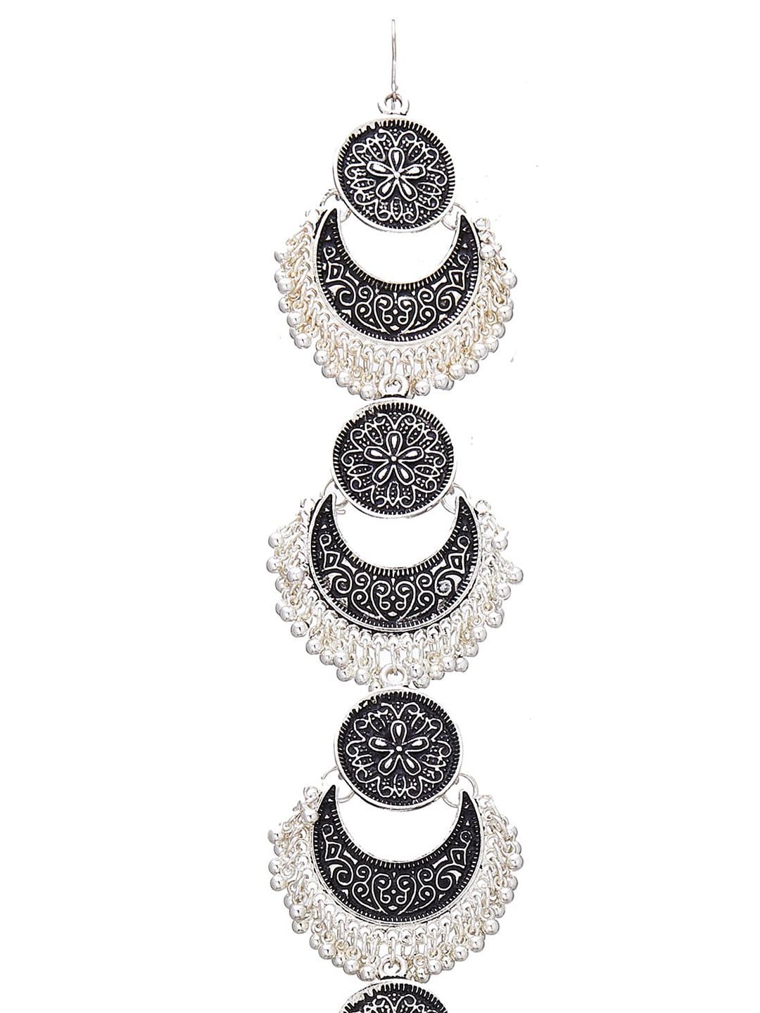 ATIBELLE Silver-Plated & Beaded Bun Pin