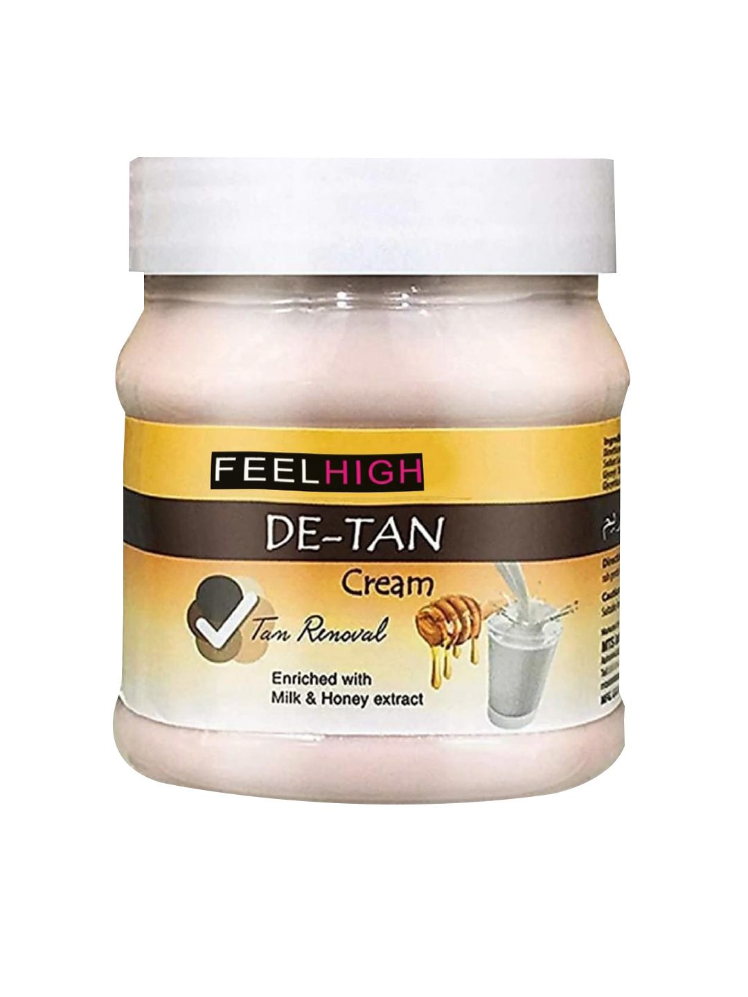 FEELHIGH De-Tan Face & Body Cream with Milk & Honey - 500 ml-image-31