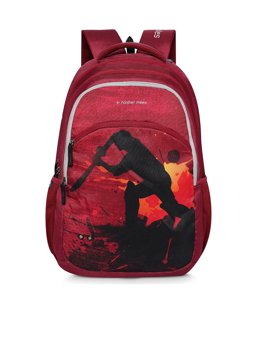 Nasher Miles Unisex Graphic Water Resistant Backpack-image-9