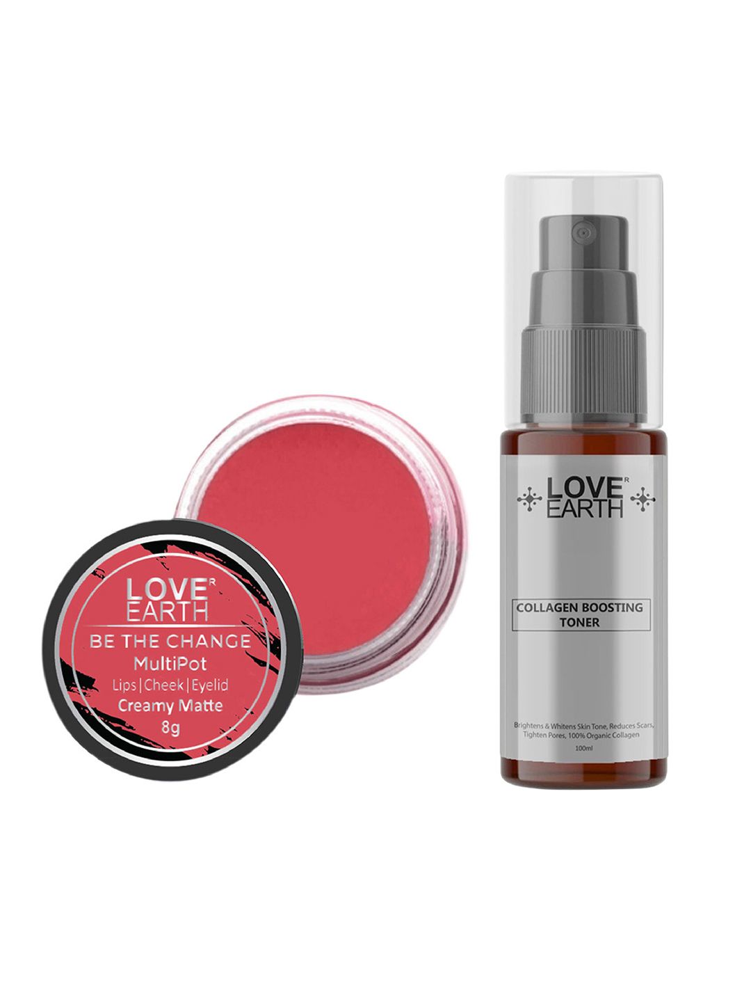 LOVE EARTH Multipot Lip-Cheek-Eyelid Tint 8g & Collagen Boosting Toner 100ml-picture-48