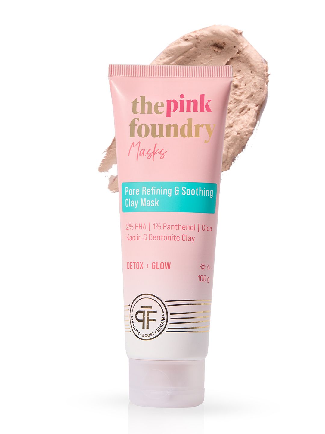 The Pink Foundry Pore Refining & Soothing Clay Mask with Panthenol & Cica Kaolin - 100 g-picture-45