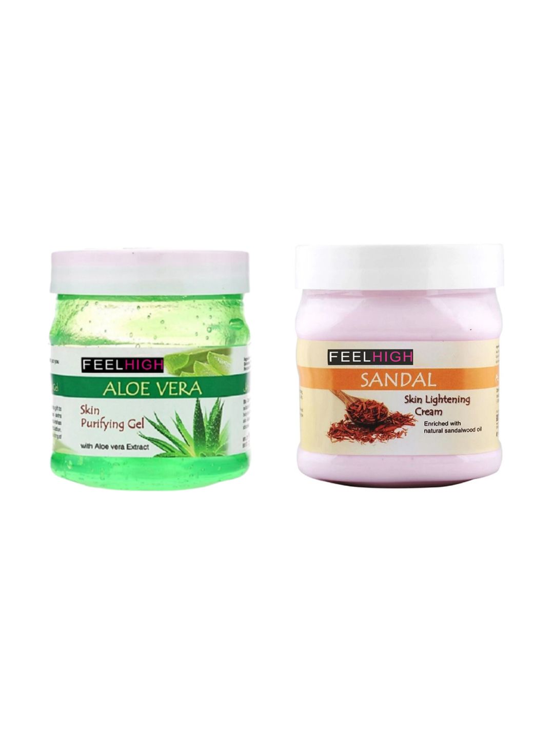 FEELHIGH Aloe Vera Gel And Sandal Cream - 500gm-picture-21