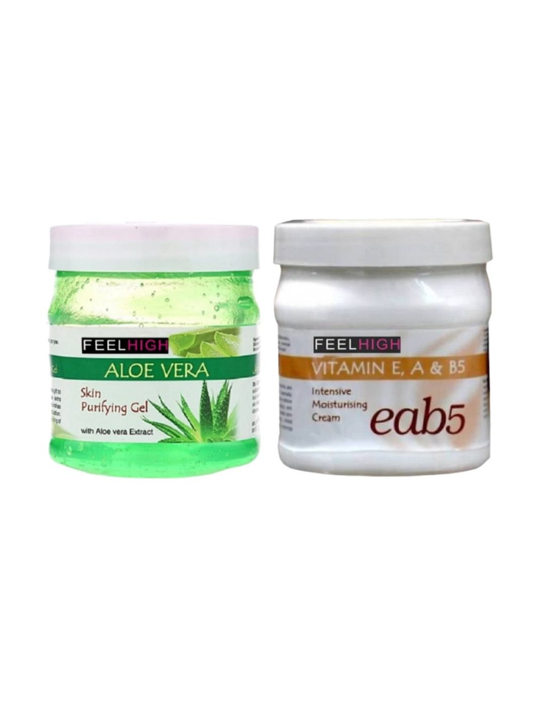 FEELHIGH Set Of 2 Face & Body Aloe Vera Gel & Vitamin Eab5 Cream-500ml Each-picture-13