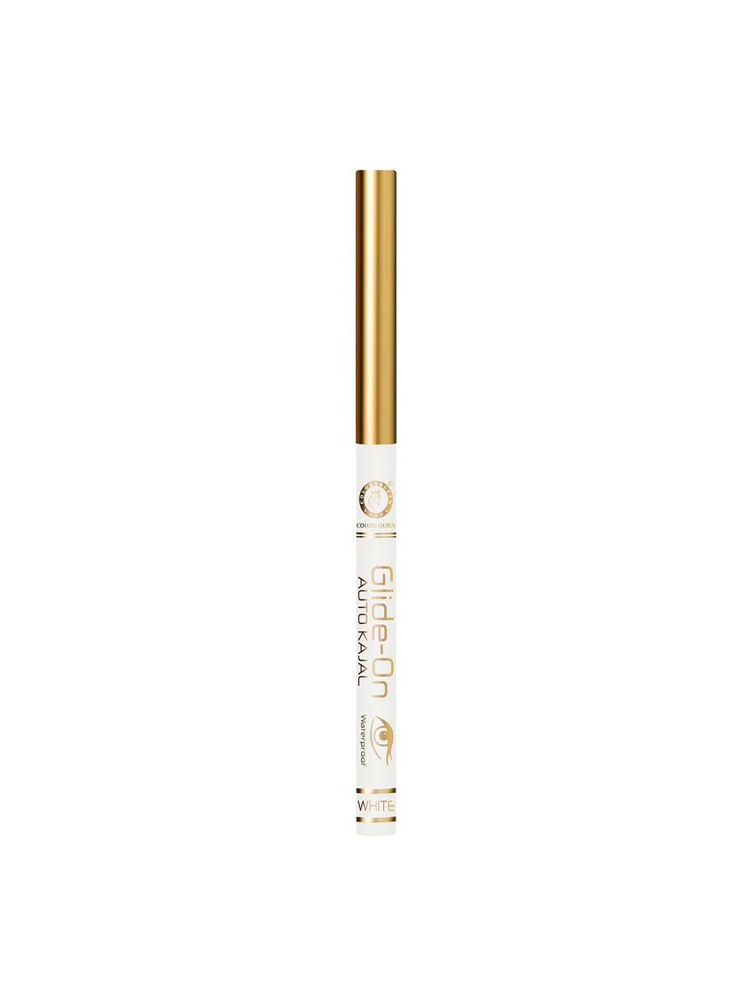 Colors Queen HD Auto Gel Waterproof & Long Lasting Kajal - 10gm - White 01-image-45