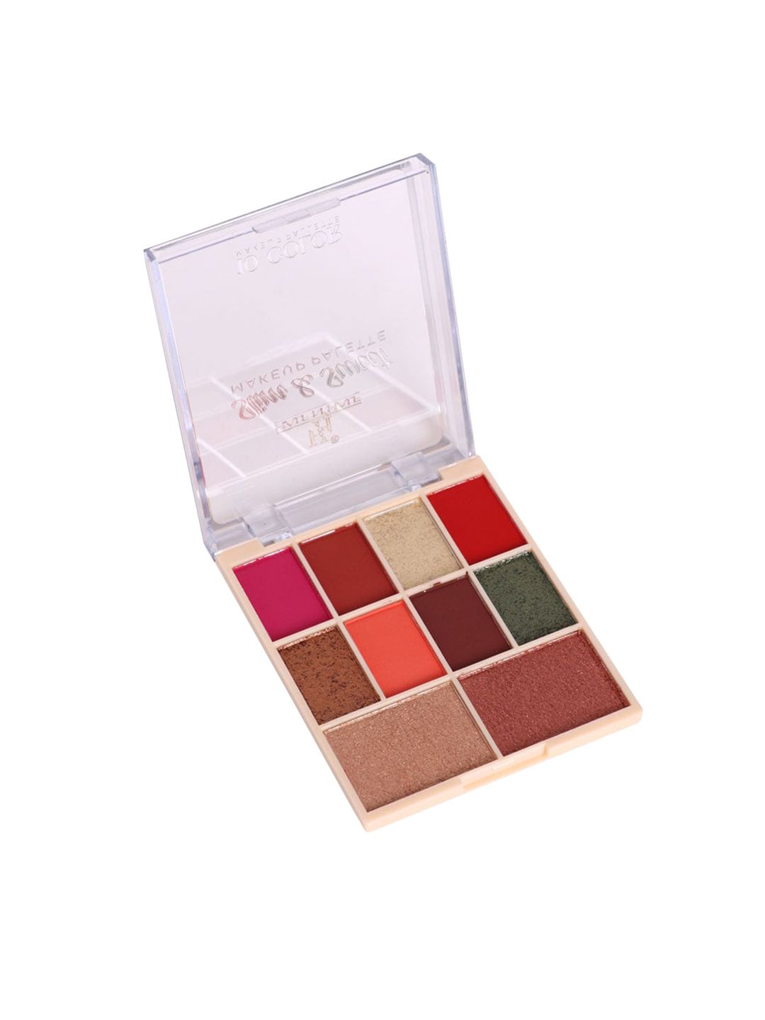 Half N Half Slim & Sweet 8 Eyeshadow & 2 Baked Highlighter Makeup Palette - Shade 03-picture-27