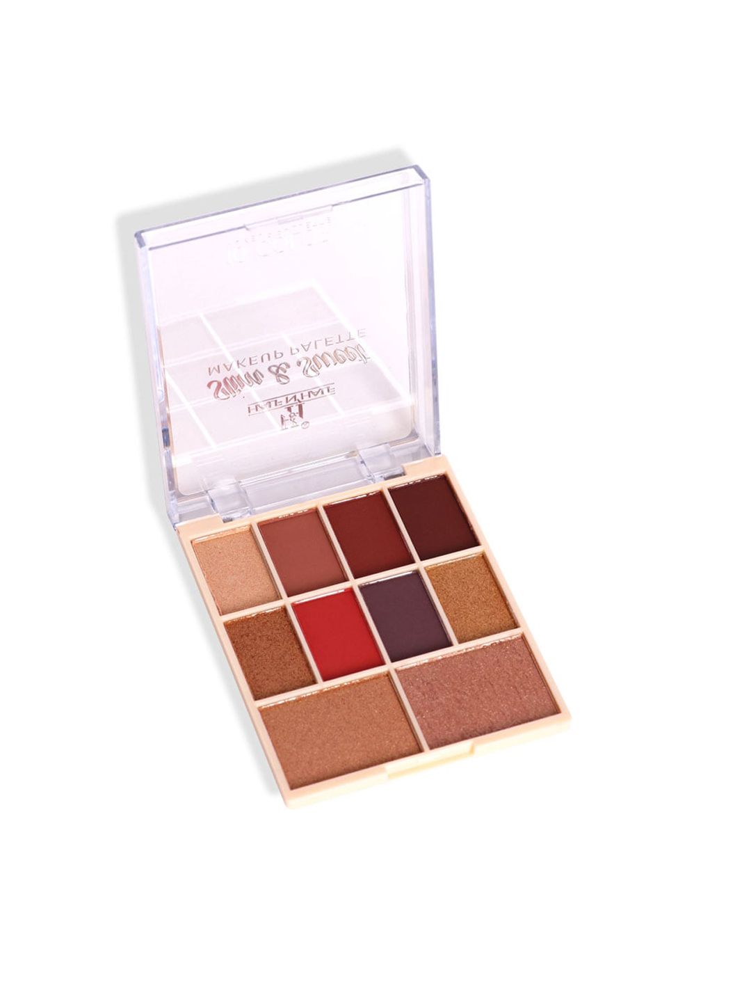 Half N Half Slim & Sweet 8 Eyeshadow & 2 Baked Highlighter Makeup Palette - Shade 02-picture-25