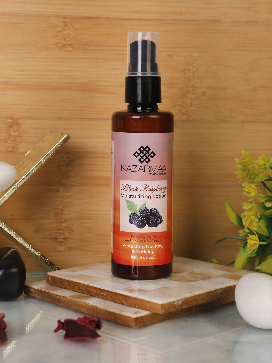 KAZARMAA Black Raspberry Moisturizing Body Lotion with Amber Rose & Vanilla - 100 ml-picture-39
