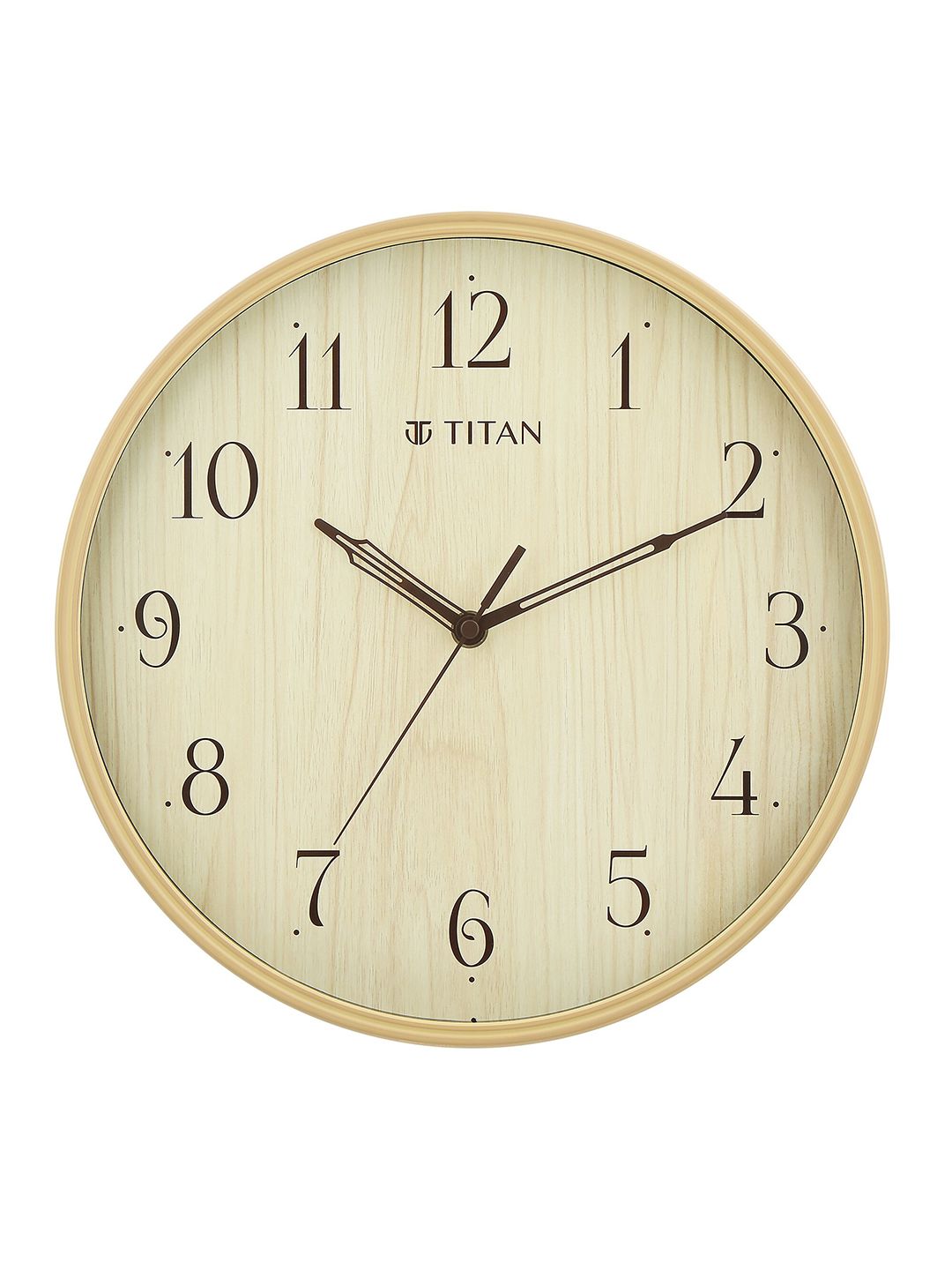 Titan Brown Contemporary Wall Clock-image-43