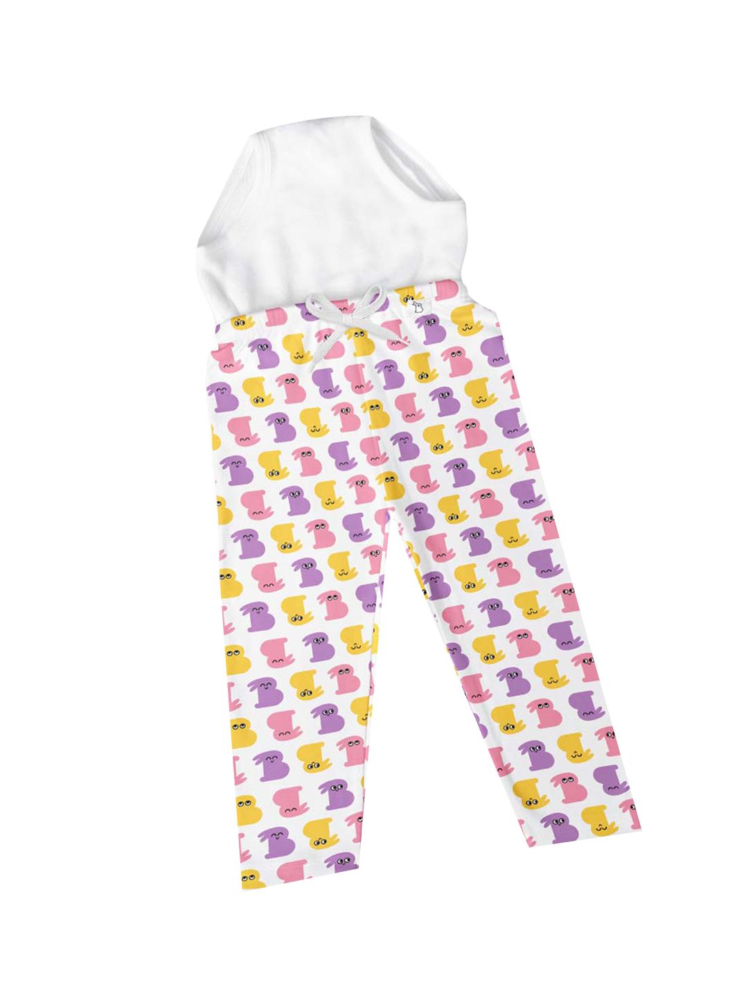 SuperBottoms Kids Cotton Diaper Pants with Drawstring - Multicolored-picture-11