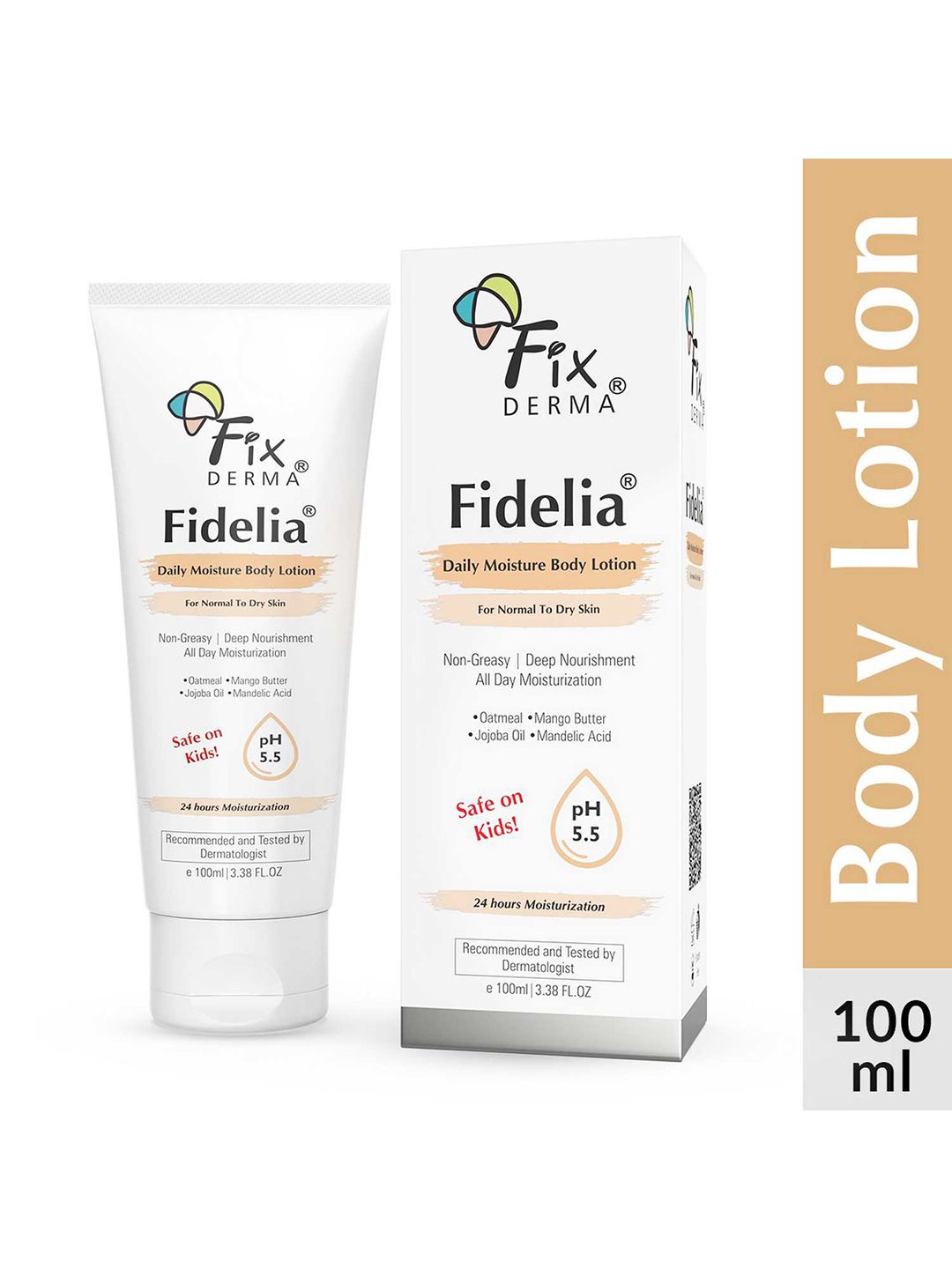 FIXDERMA Fidelia Daily Moisture Body Lotion with Jojoba Oil & Oatmeal - 100 ml-picture-19