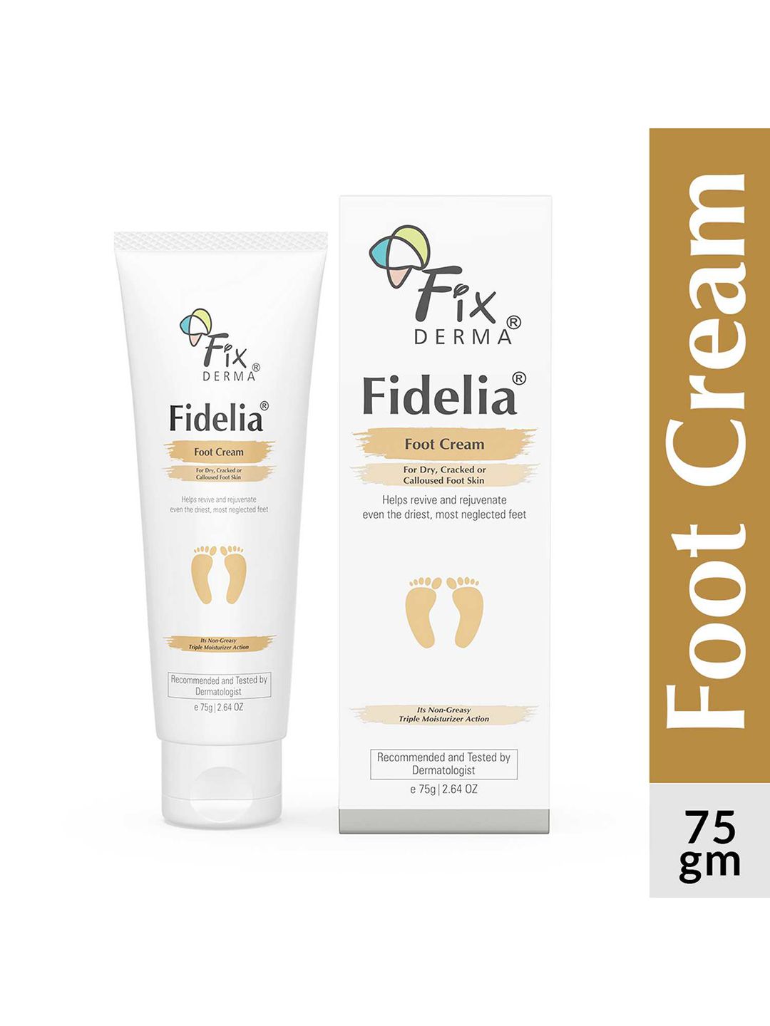 FIXDERMA Fidelia Foot Cream for Dry & Cracked Feet - 75 g-picture-43