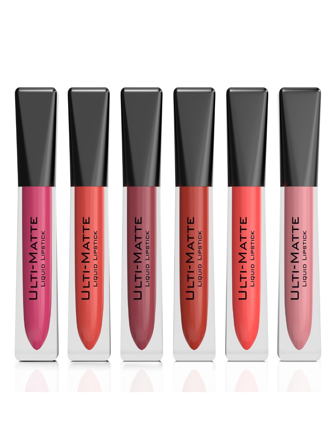 Bella Voste Set of 6 Ulti-Matte Liquid Lipsticks 3.7ml Each - Shade 05, 06, 11, 12, 17, 18-image-21