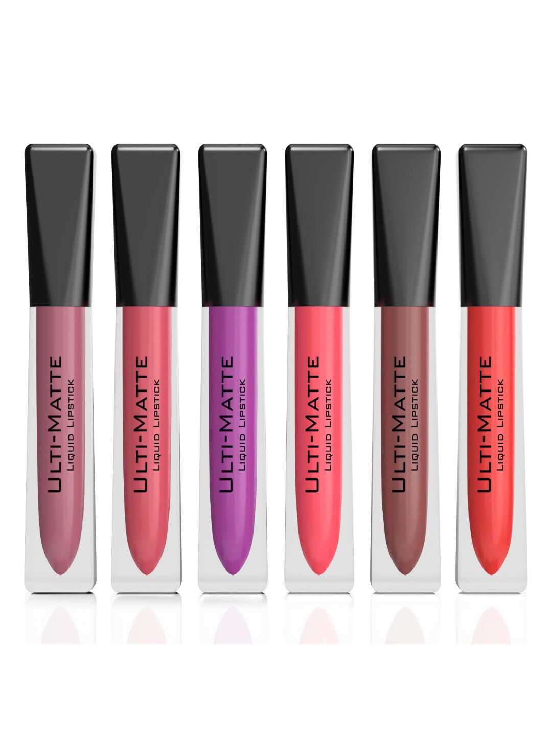 Bella Voste Set of 6 Ulti-Matte Liquid Lipsticks 3.7ml Each - Shade 01, 02, 07, 08, 13, 14-image-22