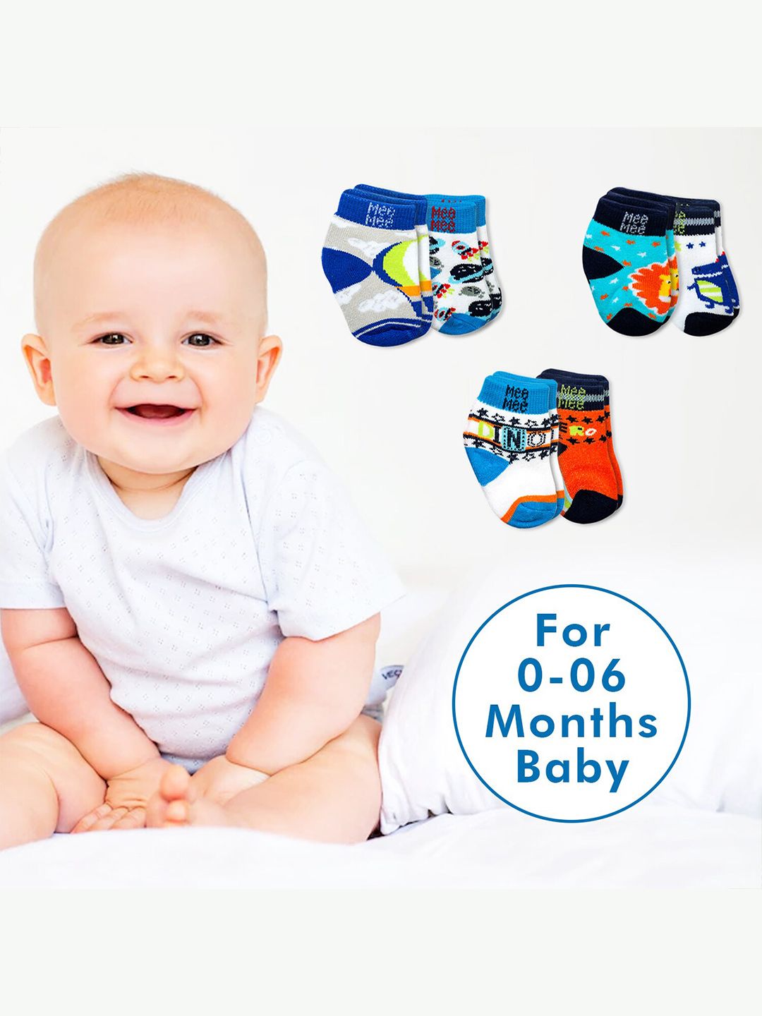 Buy Ed-A-Mamma Ed-a-Mamma Kids Pack Of 2 Patterned Cotton Socks at