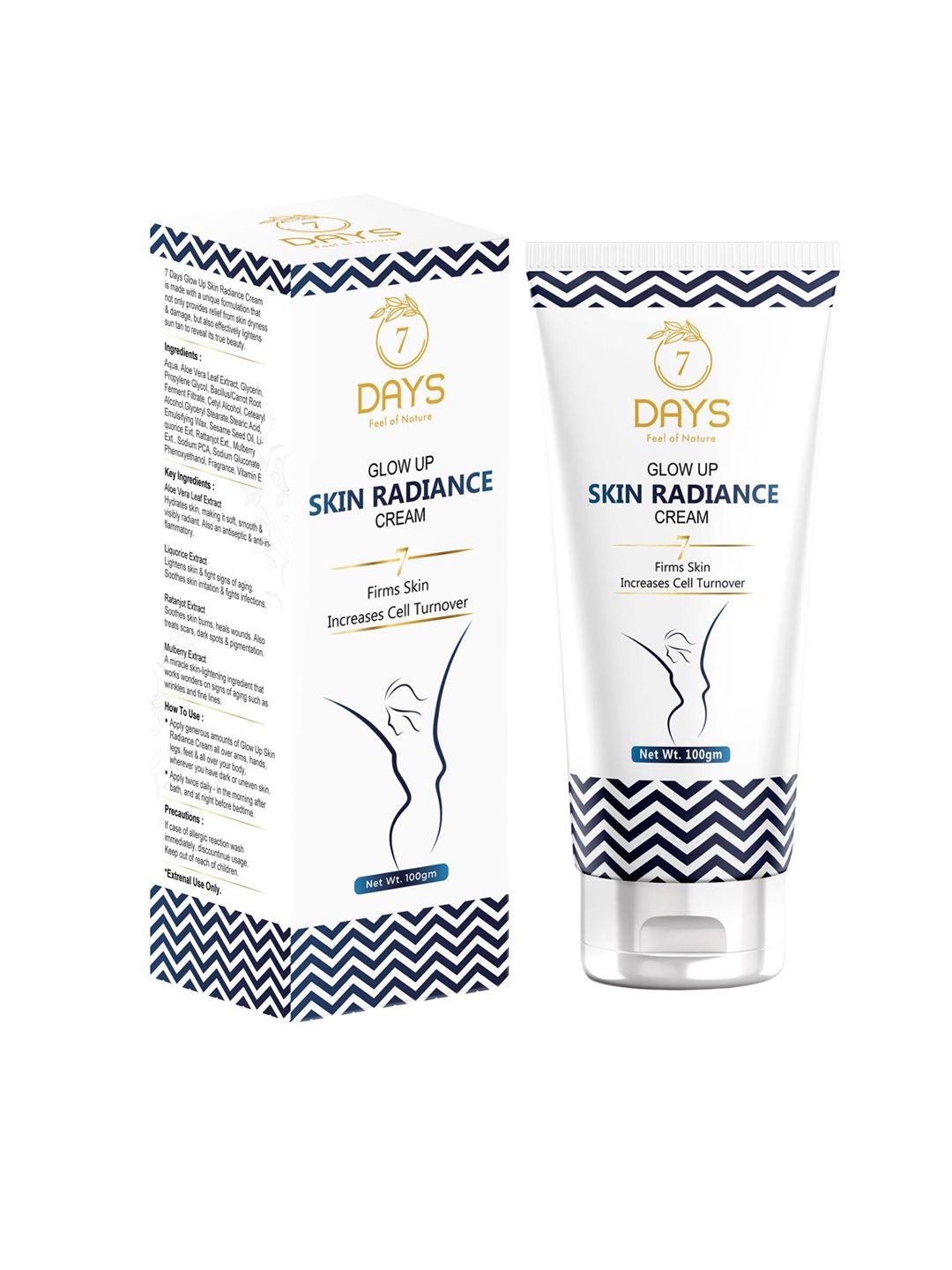 7daysnatural 7 DAYS Brightening Cream For Skin Radiance - 100gm-picture-15