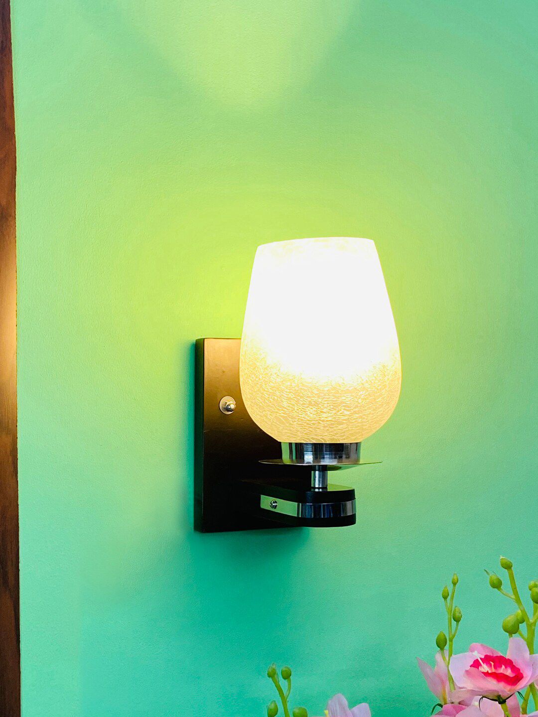 foziq White Textured Glass Wall Lamps-image-22