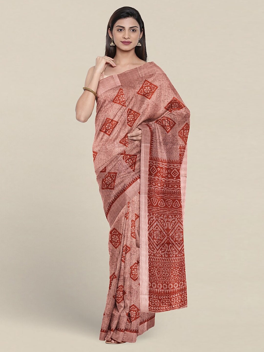 Buy Pothys Self Design Daily Wear Cotton Jute Cream Sarees Online @ Best  Price In India | Flipkart.com