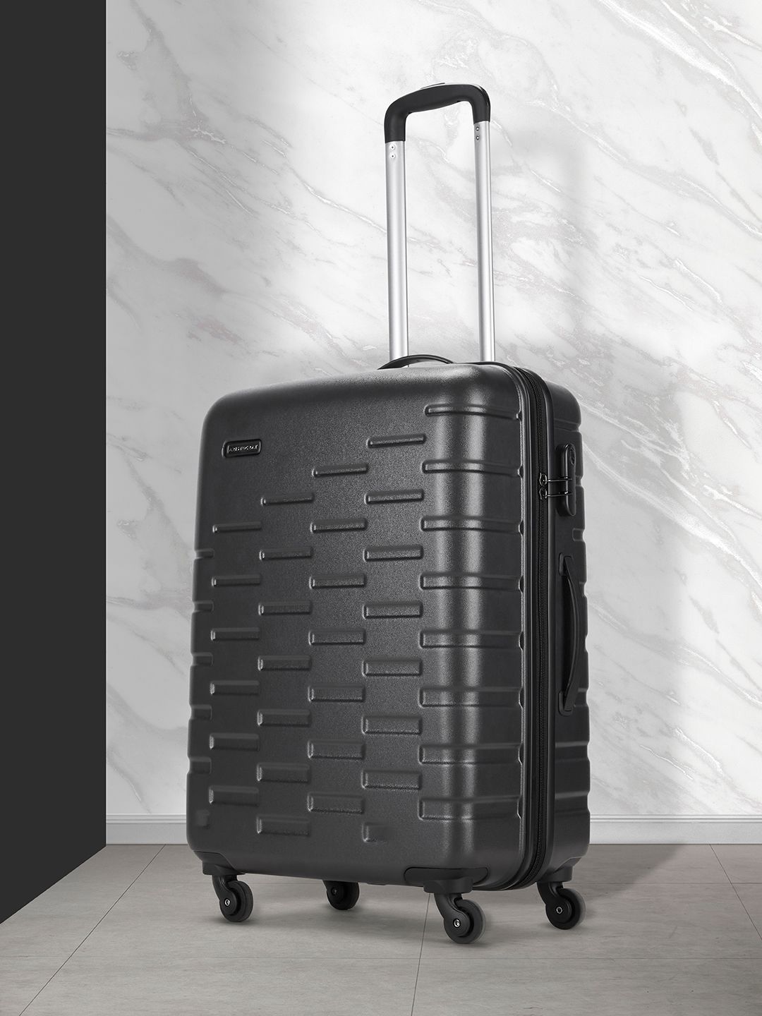 Aristocrat Textured Water Resistant Hard-Sided Large Trolley Suitcase Bag-image-22