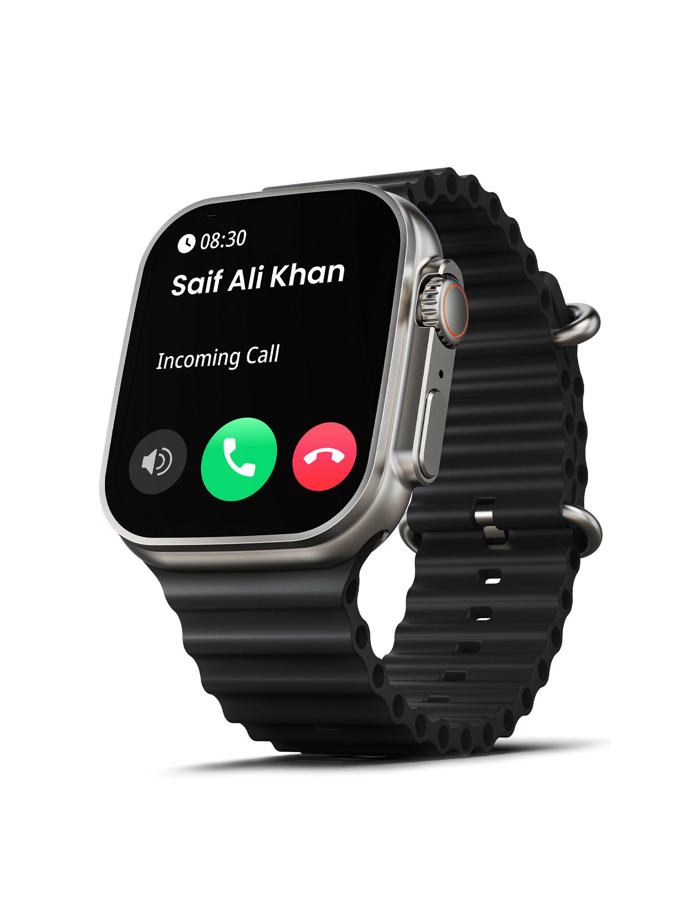 Boult Crown 1.95'' HD , BT Calling, Working Crown, 900 Nits, SpO2 Smartwatch