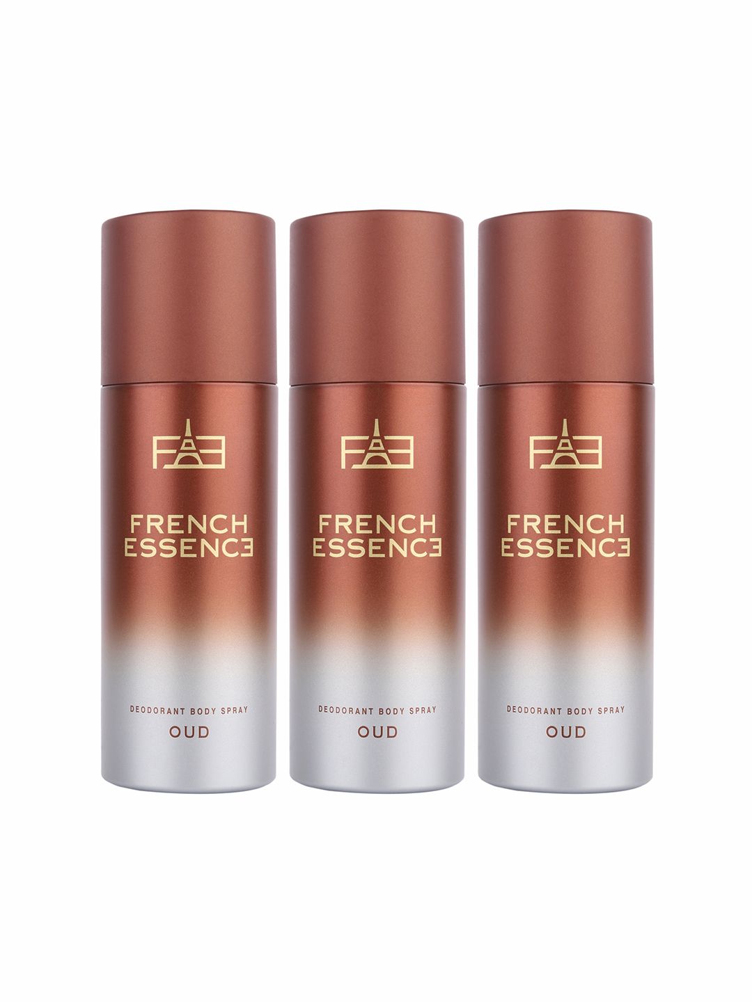 FRENCH ESSENCE Men Set of 3 Oud Long Lasting Deodorant Body Spray - 150ml Each-image-44