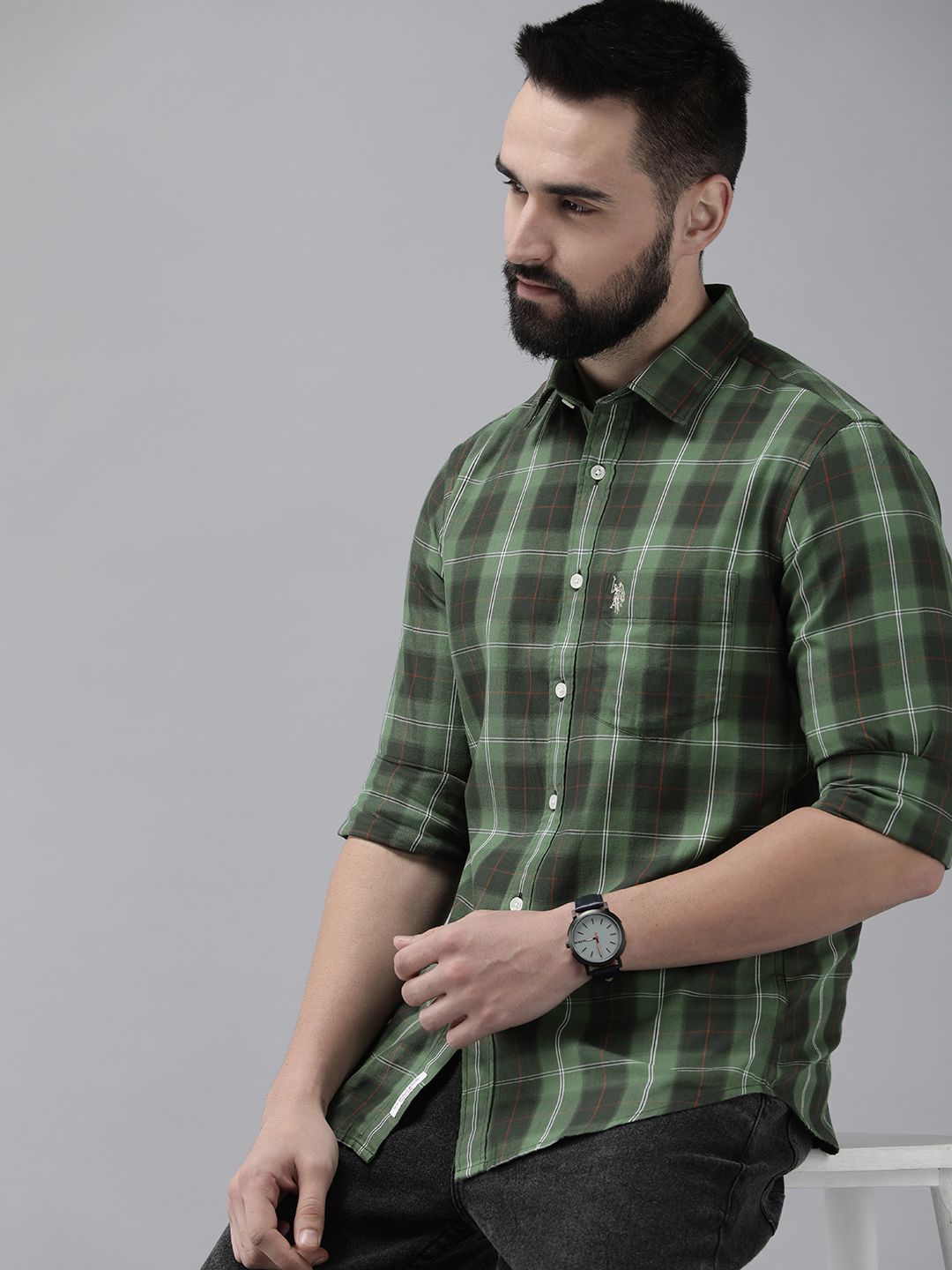 Us polo assn tailored clearance fit shirts