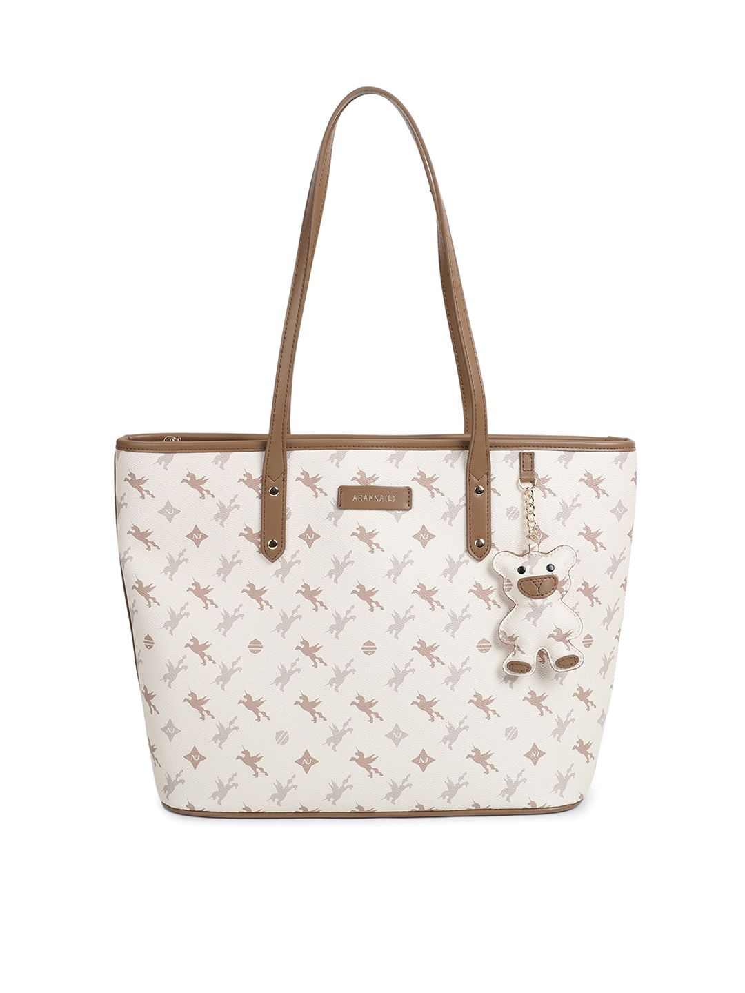 Sasimo Printed Structured Shoulder Bag-image-43