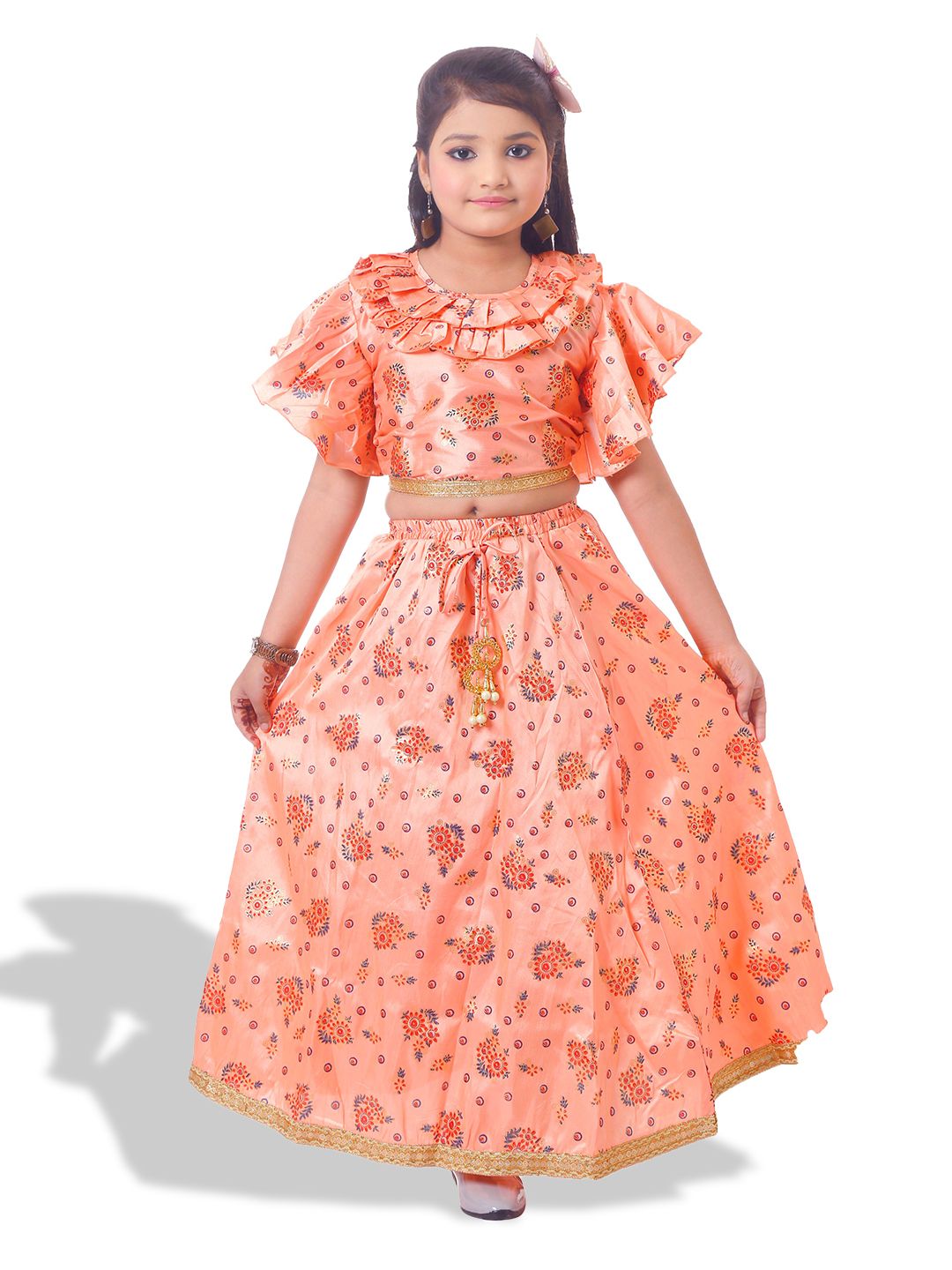 BAESD Girls Printed Ready to Wear Lehenga Choli-picture-13