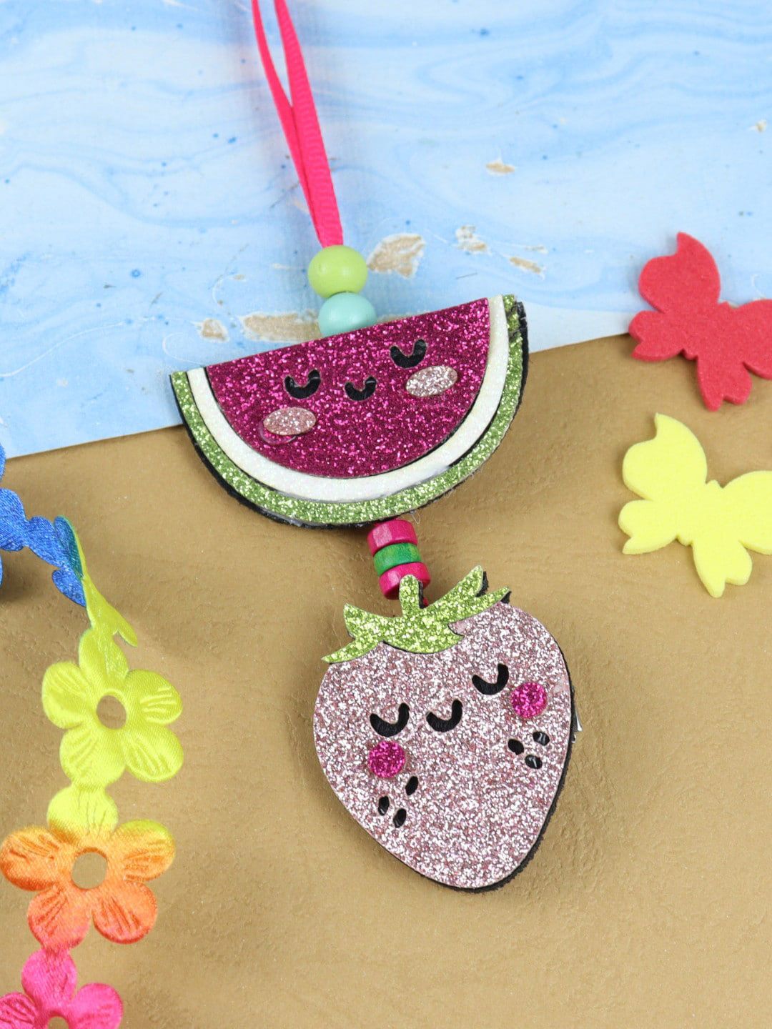 Asthetika Beaded Sweet Melon Rakhi-picture-20