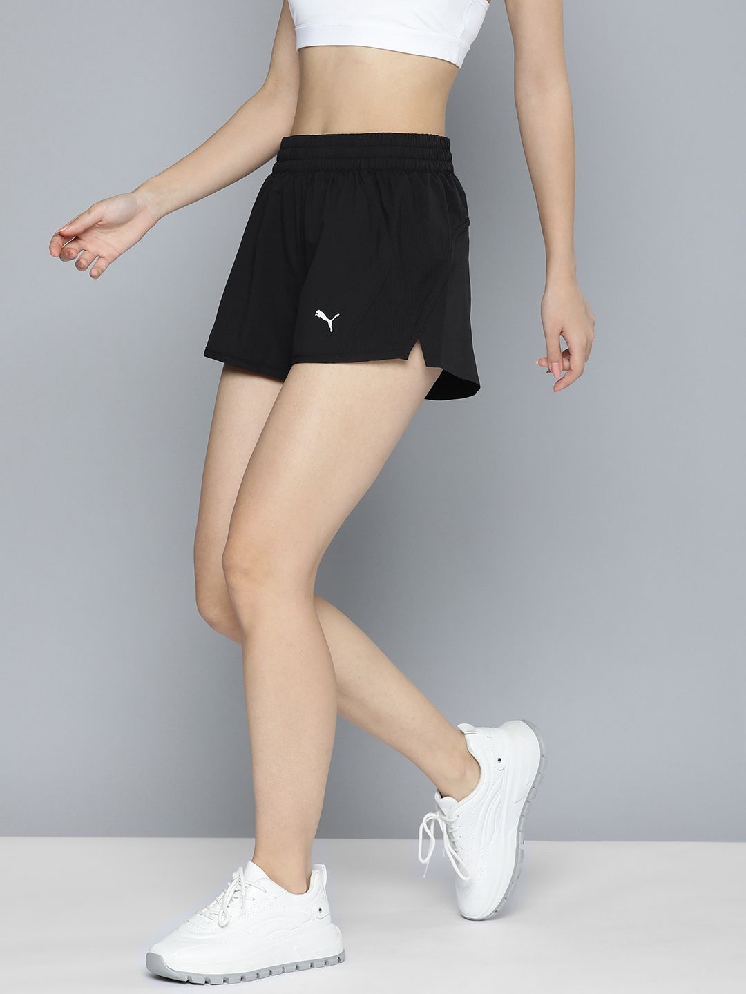 Puma Women Drycell & Ultralight Ultraweave Velocity High-Rise Running Shorts
