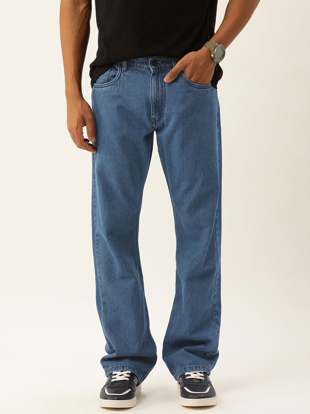 Blue High Rise Ray Bootcut Jeans