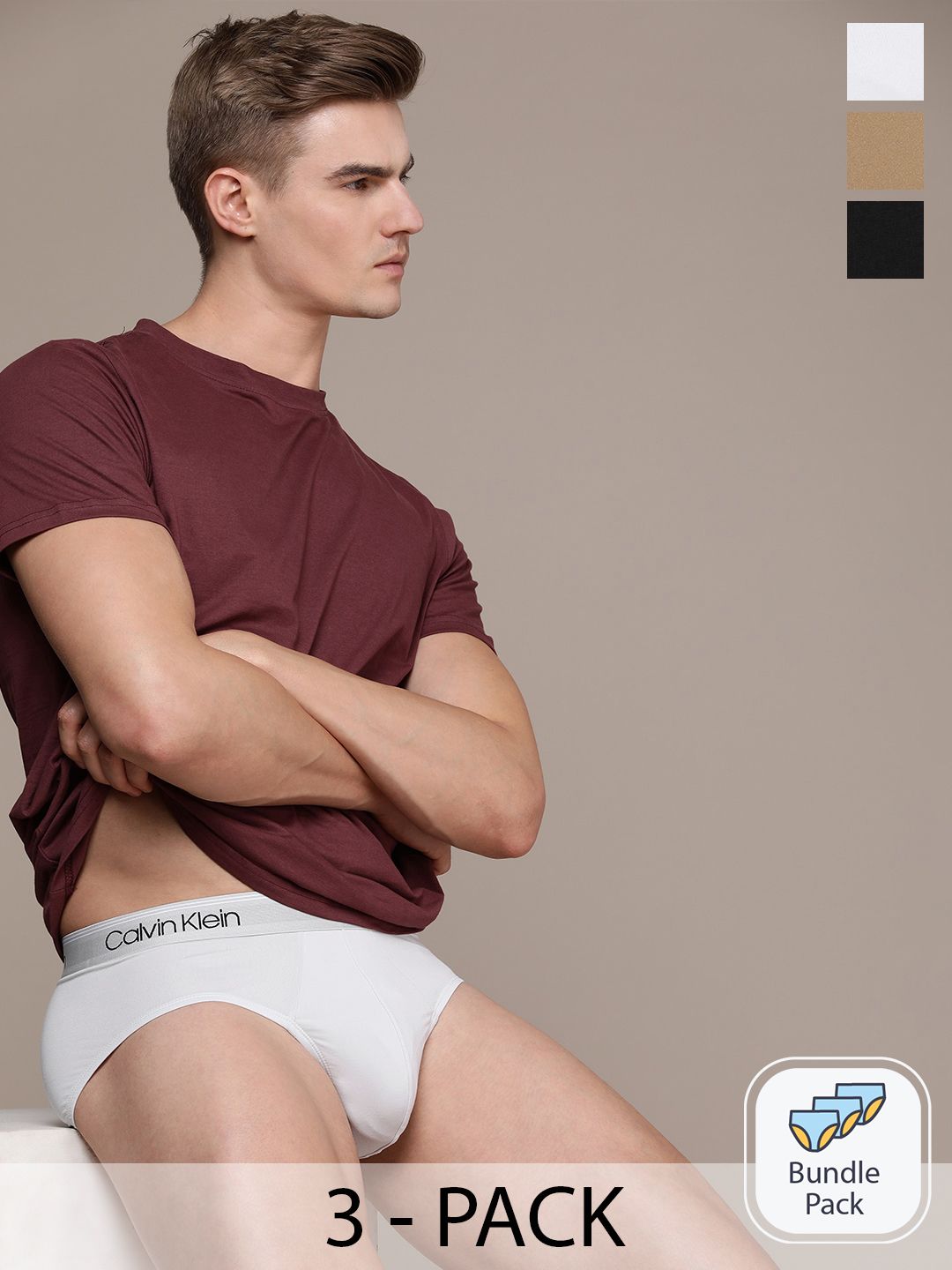 Calvin klein mid outlet rise briefs