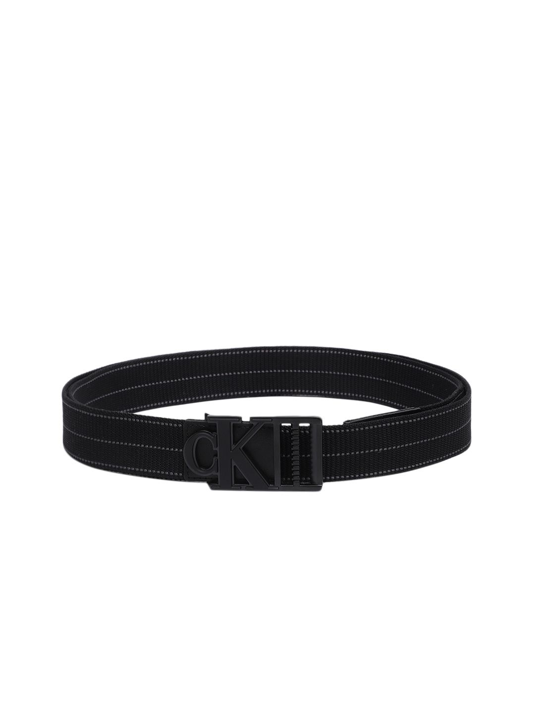 Calvin Klein Men Webbing textured & Striped Belt-picture-32