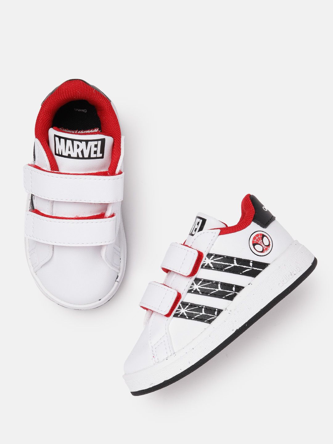 ADIDAS Kids Grand Court Spiderman CF Running Shoes-picture-29