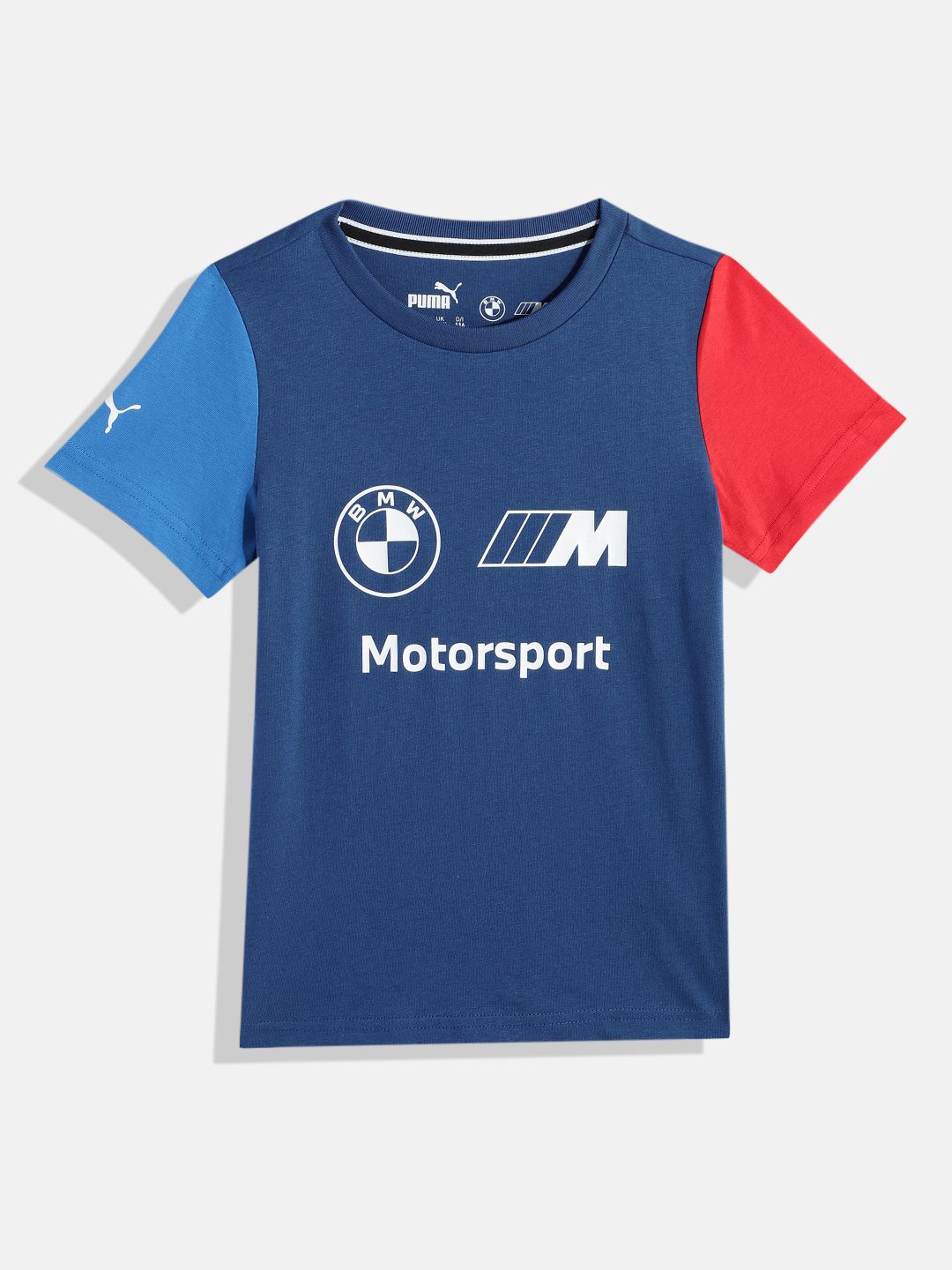 PUMA Motorsport Kids BMW M Motorsport Essentials Printed Pure Cotton T-shirt-picture-36