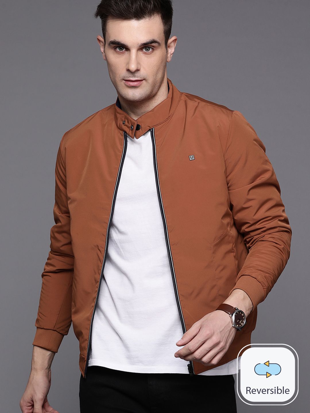 Allen solly jackets on sale leather