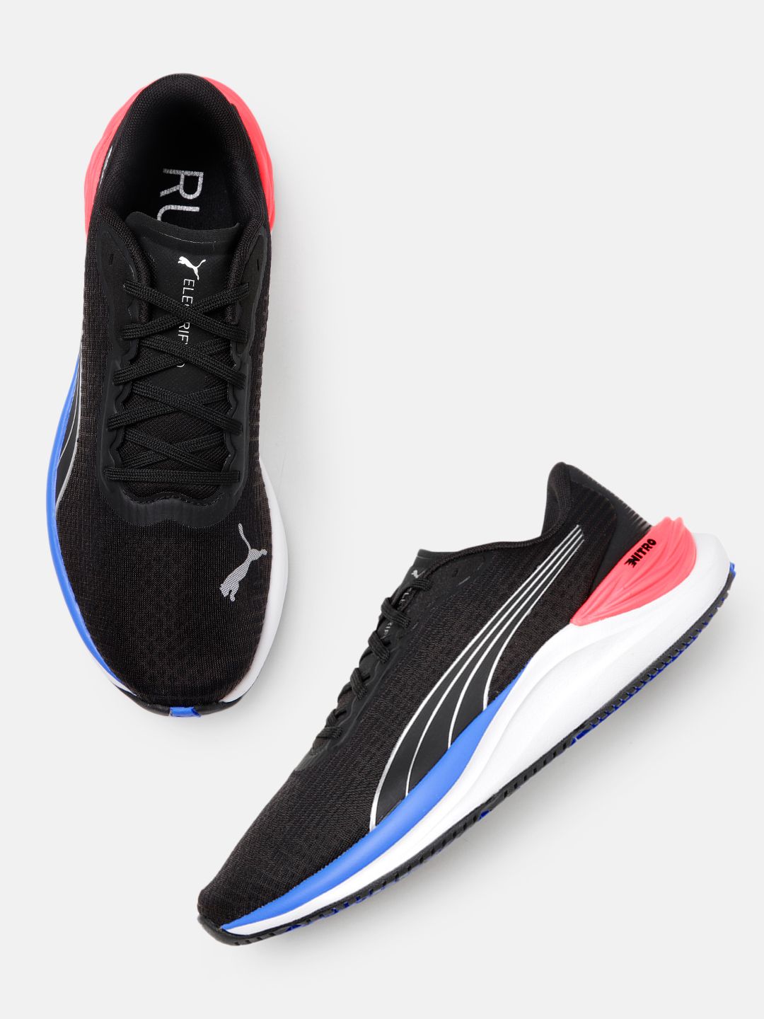 Puma Men Electrify Nitro Textile Running Shoes Price History