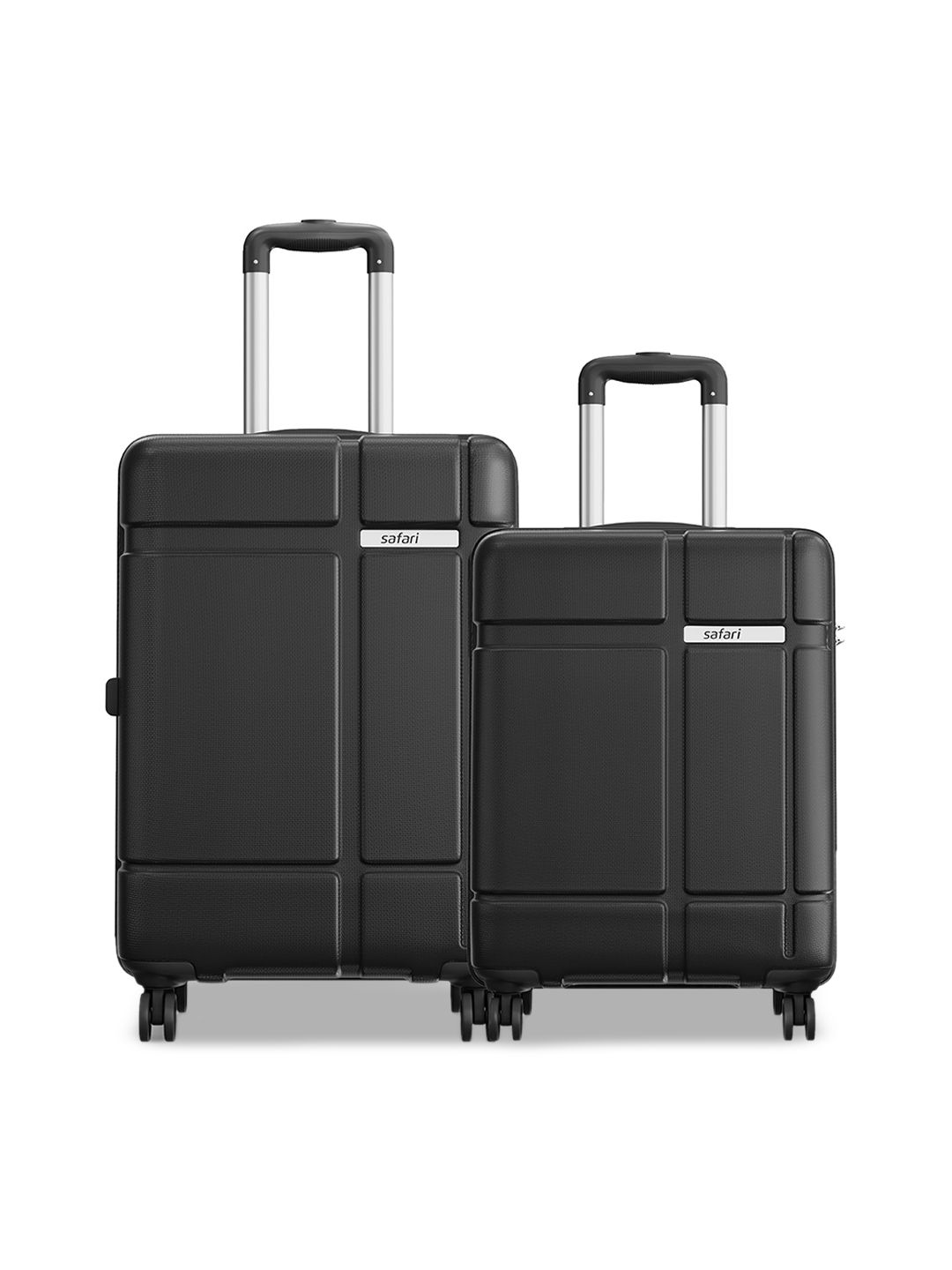 Safari Route Set of 2 Poly Carbonate Small & Medium Hard Trolley Bag