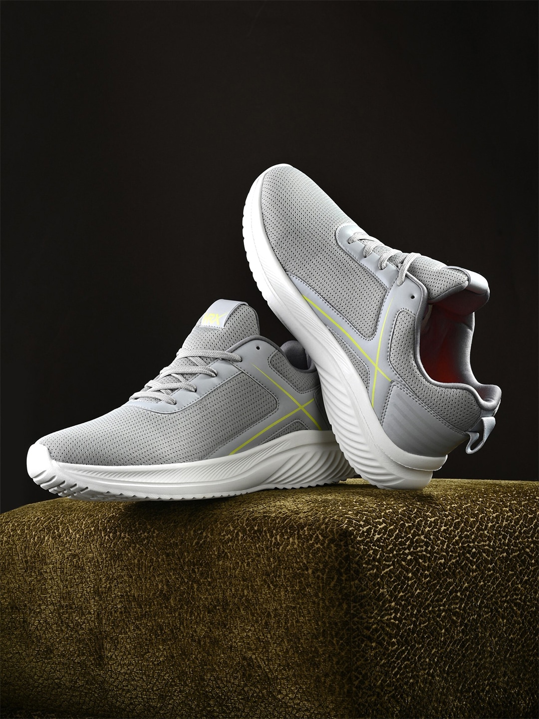 HRX by Hrithik Roshan Men Grey Memory Foam Technology Running Shoes