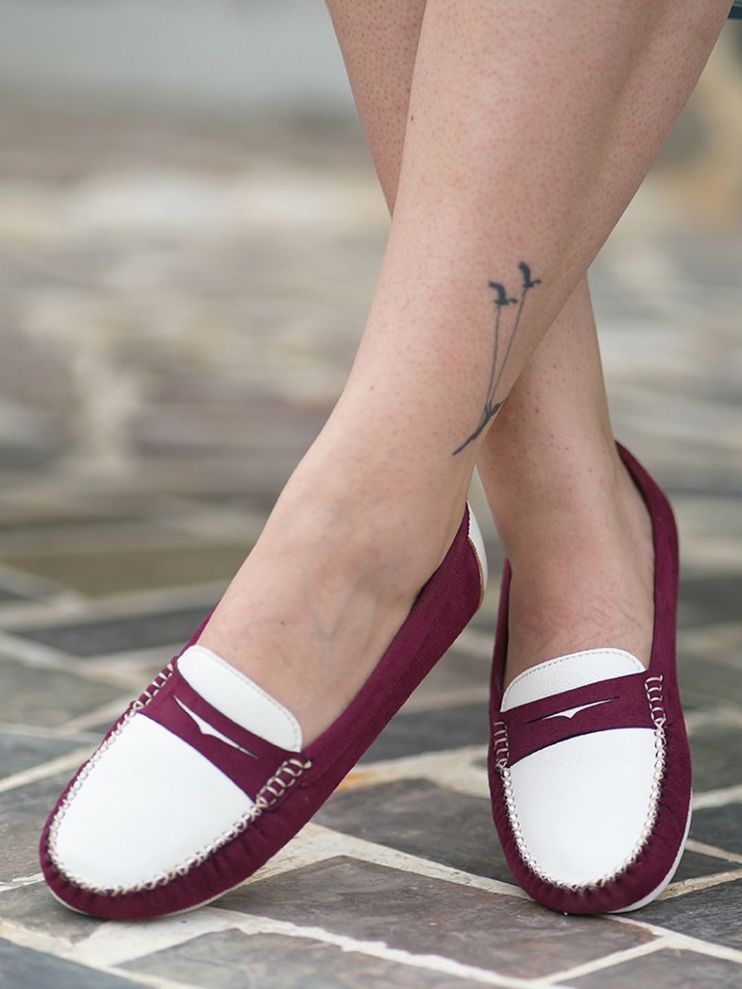 yoho Women Colourblocked Flexible Anti-Skid Penny Loafers-picture-25