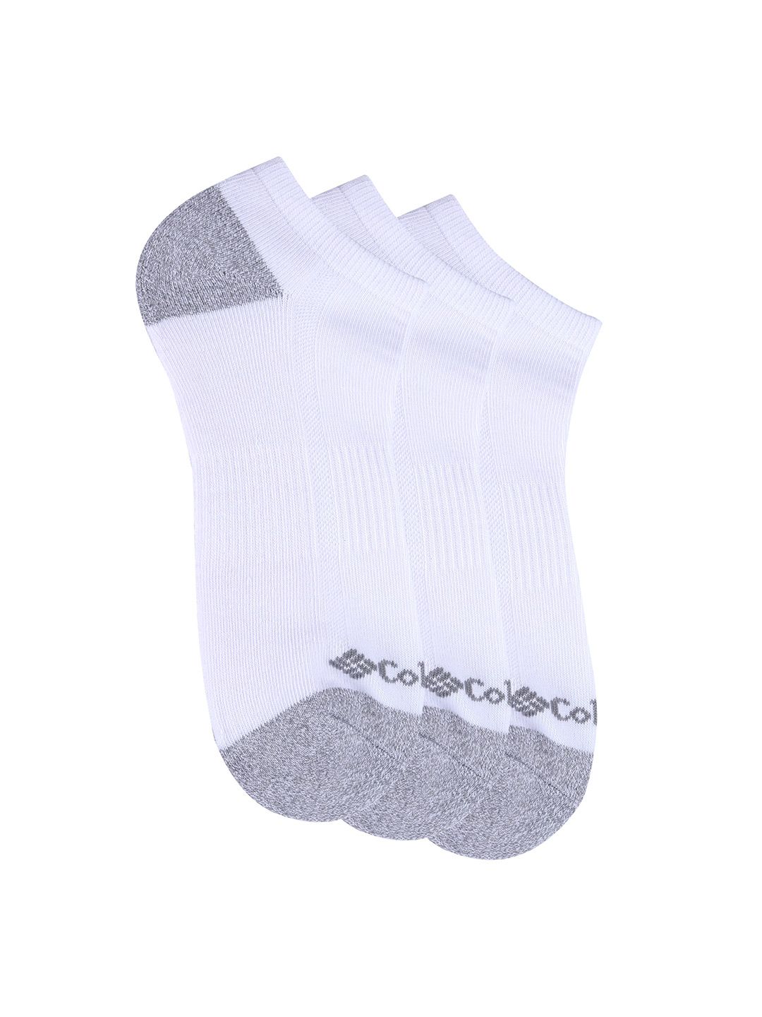 Columbia Men Pack Of 3 No-Show-Hcush-H&T Ankle-Length Socks-image-6