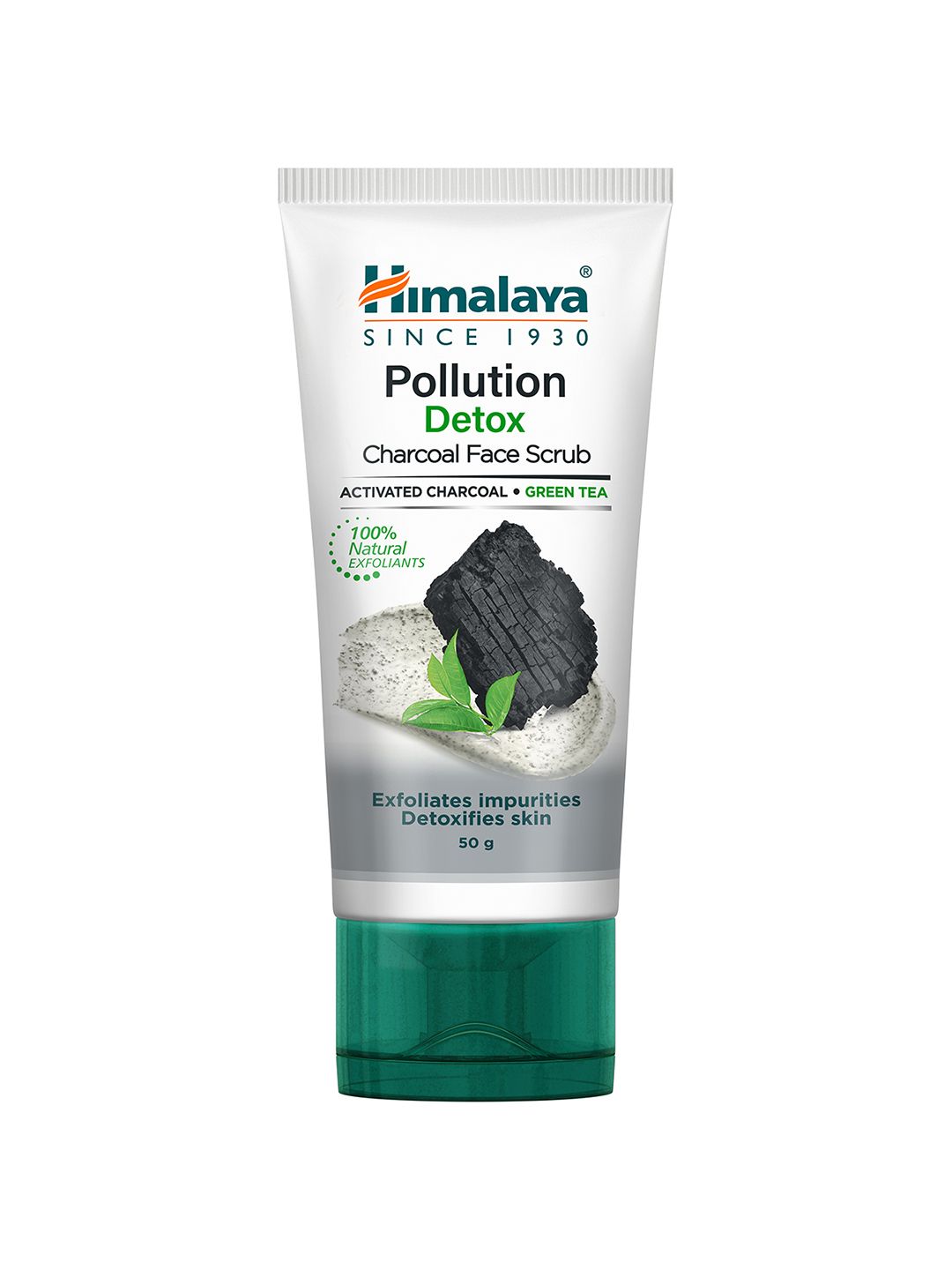 Himalaya Pollution Detox Charcoal Face Scrub with Green Tea To Exfoliate Impurities - 50g-image-18