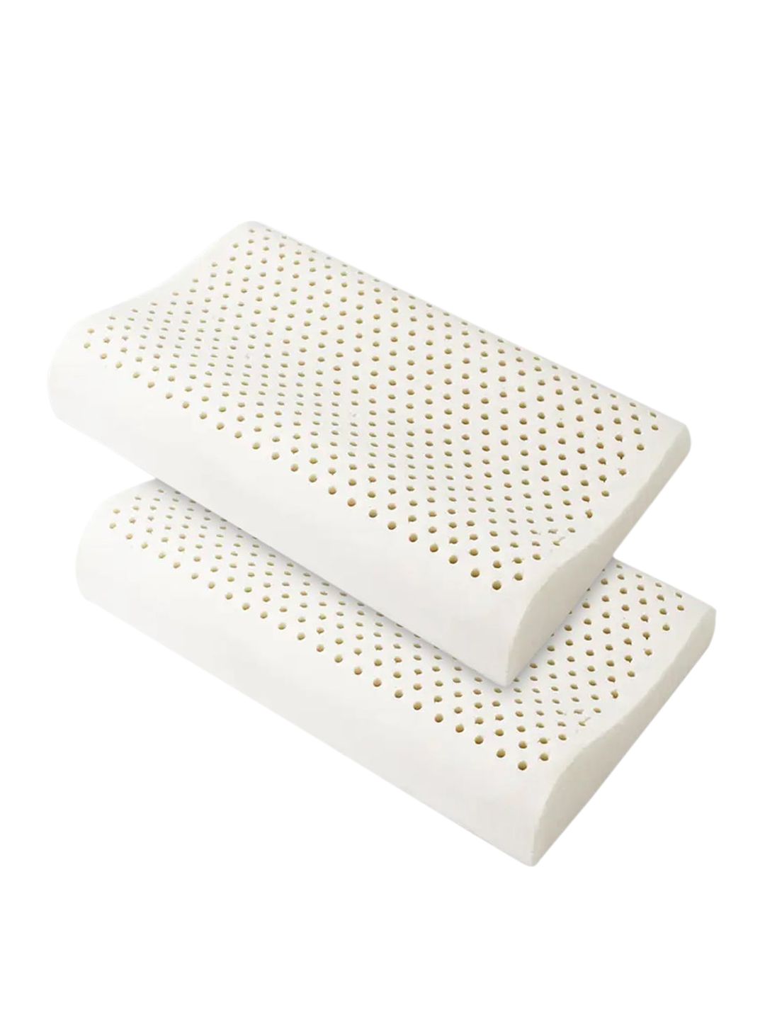 AVI White 2-Pieces Pincore Latex Foam Contour Therapedic Pillows-picture-46