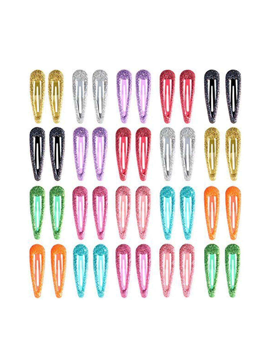 LYTIX Girls Assorted Set Of 20 Tic Tac Hair Clip-picture-15