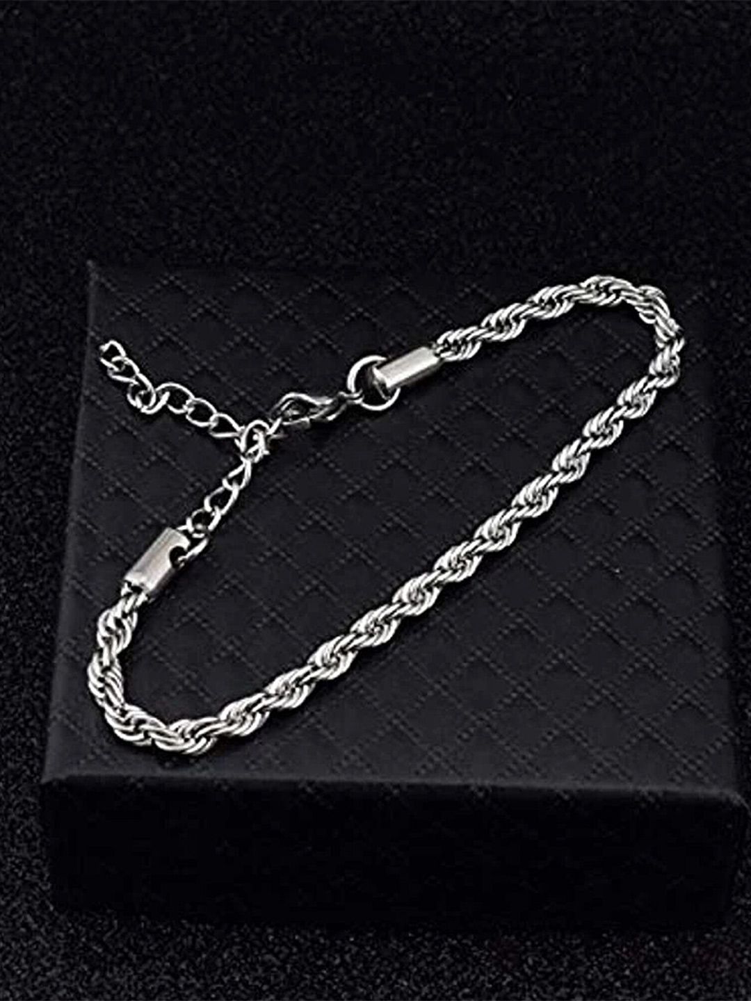Fashion Frill Men Silver-Plated Link Bracelet-picture-23
