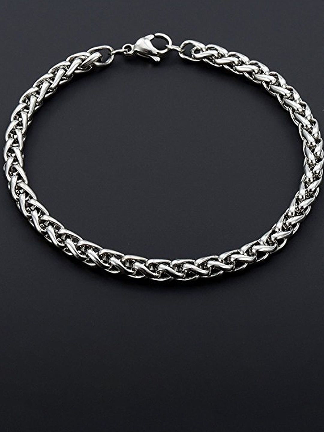 Fashion Frill Men Silver-Plated Link Bracelet-picture-32