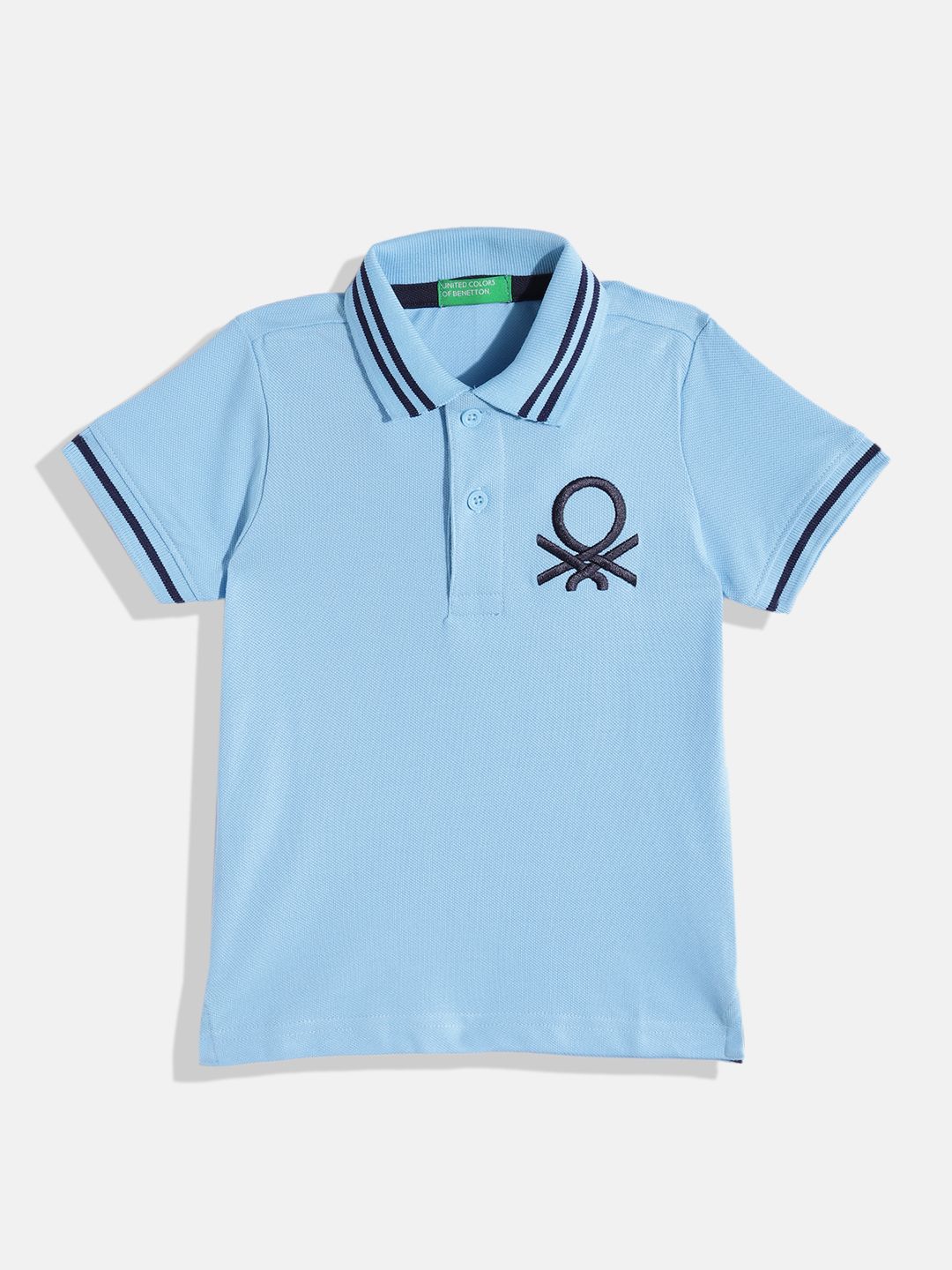 United Colors of Benetton Boys Pure Cotton Polo Collar T-shirt-picture-11