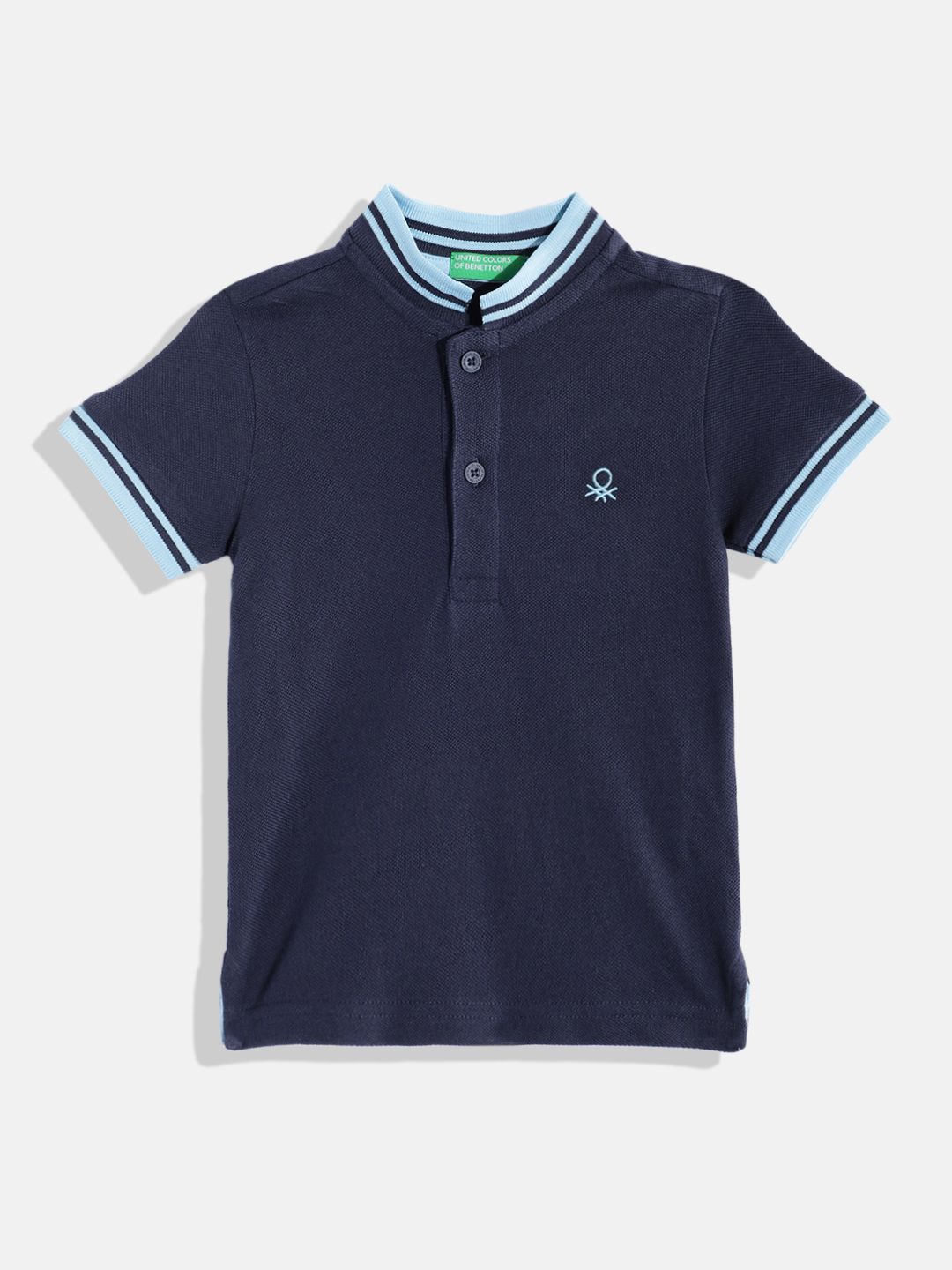 United Colors of Benetton Boys Polo Collar Pure Cotton T-shirt-picture-45