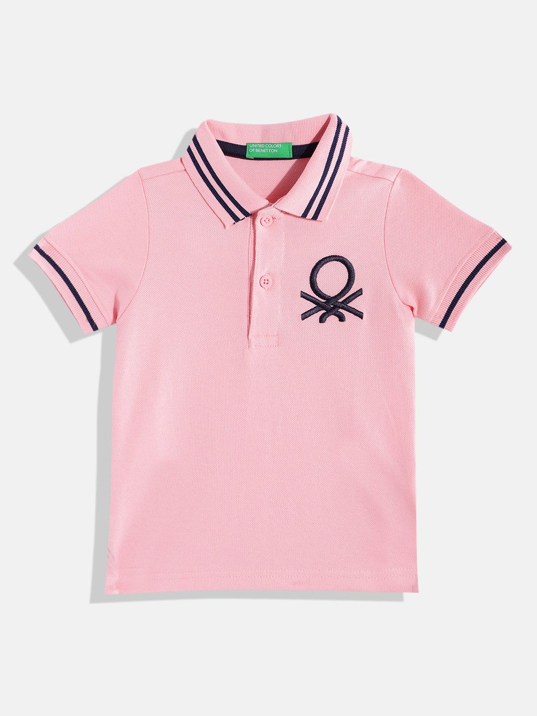 United Colors of Benetton Boys Polo Collar Pure Cotton T-shirt-picture-53